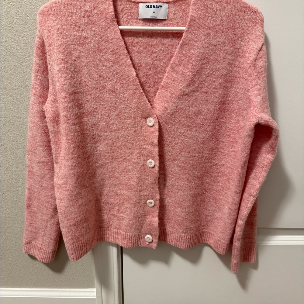 Old Navy Soft Pink Cardigan Sweater